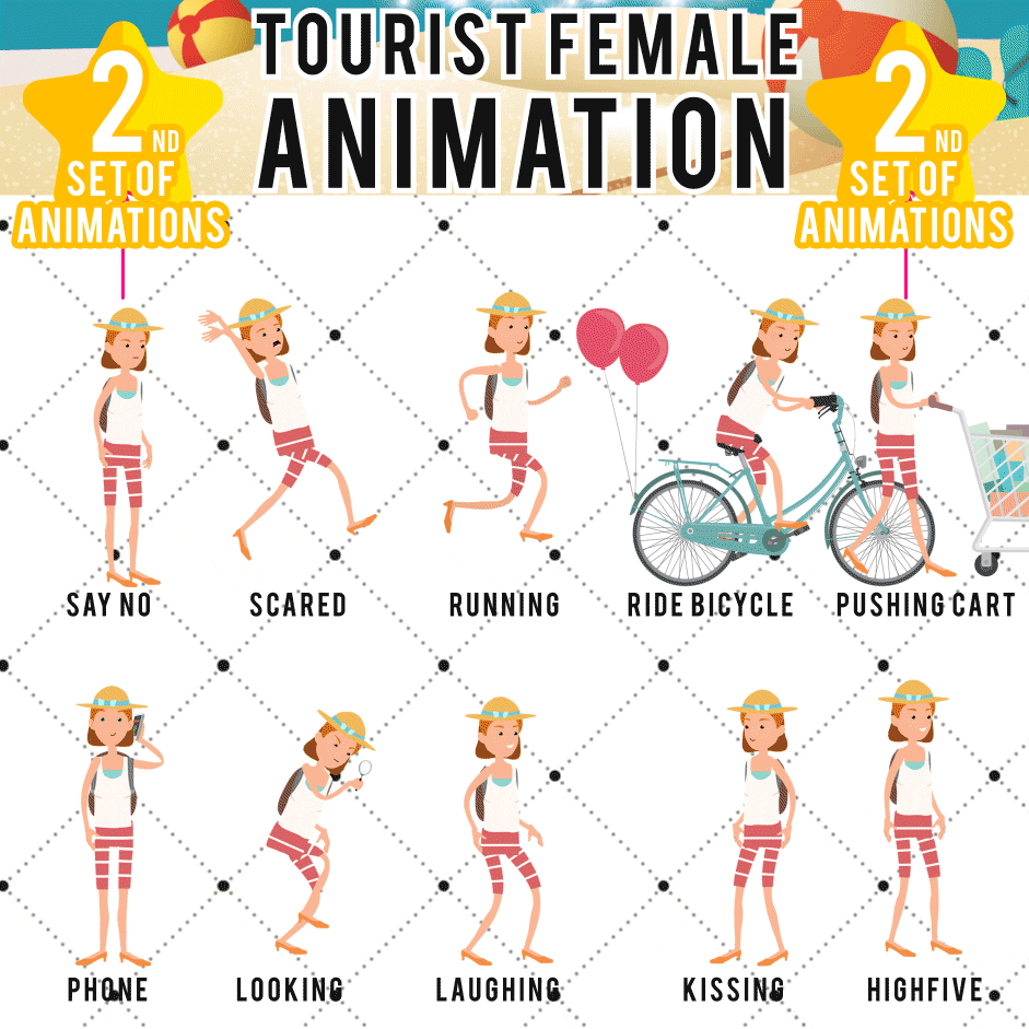 Lets Animate 2 Tourist W 2